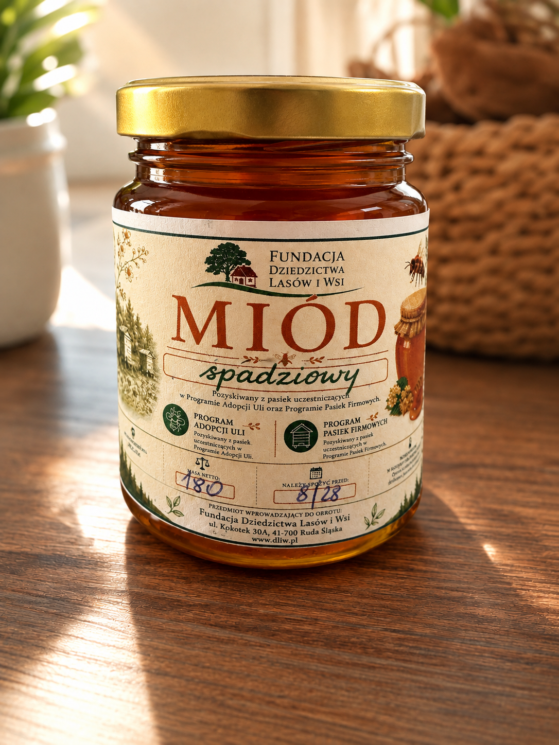 Miód spadziowy - 180 g
