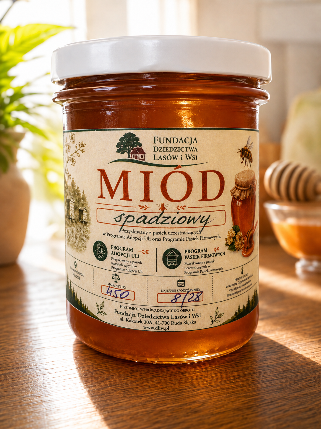 Miód spadziowy - 450g